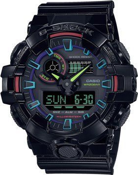 Годинник Casio G-SHOCK Classic GA-700RGB-1AER GA-700RGB-1AER фото