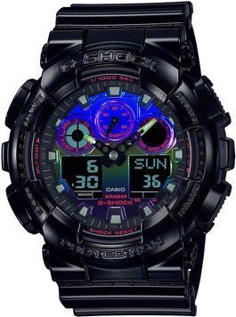 Годинник Casio G-SHOCK Classic GA-100RGB-1AER GA-100RGB-1AER фото
