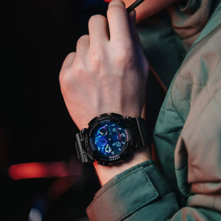 Годинник Casio G-SHOCK Classic GA-100RGB-1AER GA-100RGB-1AER фото
